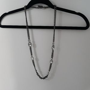 Givenchy metallic chain necklace